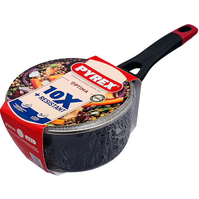 Pyrex Optima+ kasserolle med låg 2,3 liter