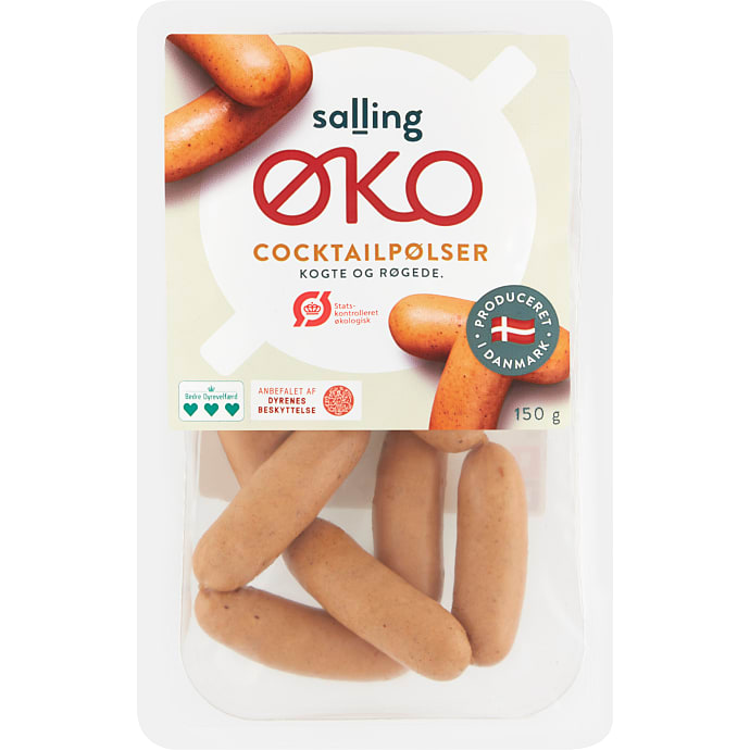 Cocktailpølser øko