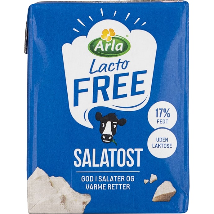 Salatost i blok 17% fedt laktosefri