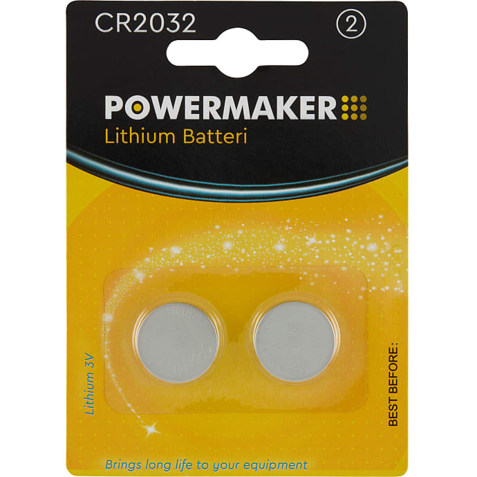 Knapcellebatteri CR2032 2-pak