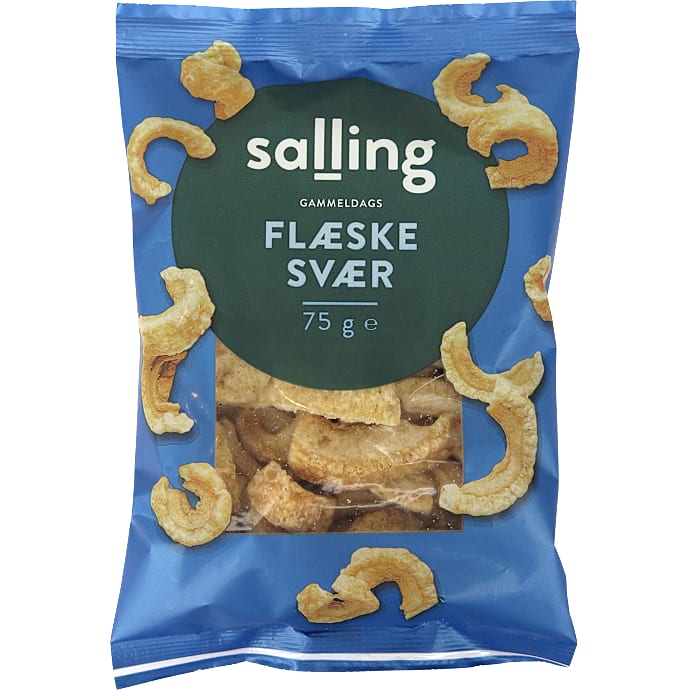 Flæskesvær m. salt – produktbillede