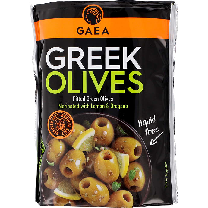 Grønne oliven m. citron og oregano