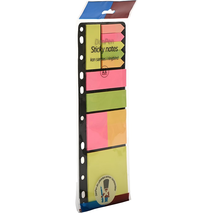 Danpen sticky notes med huller