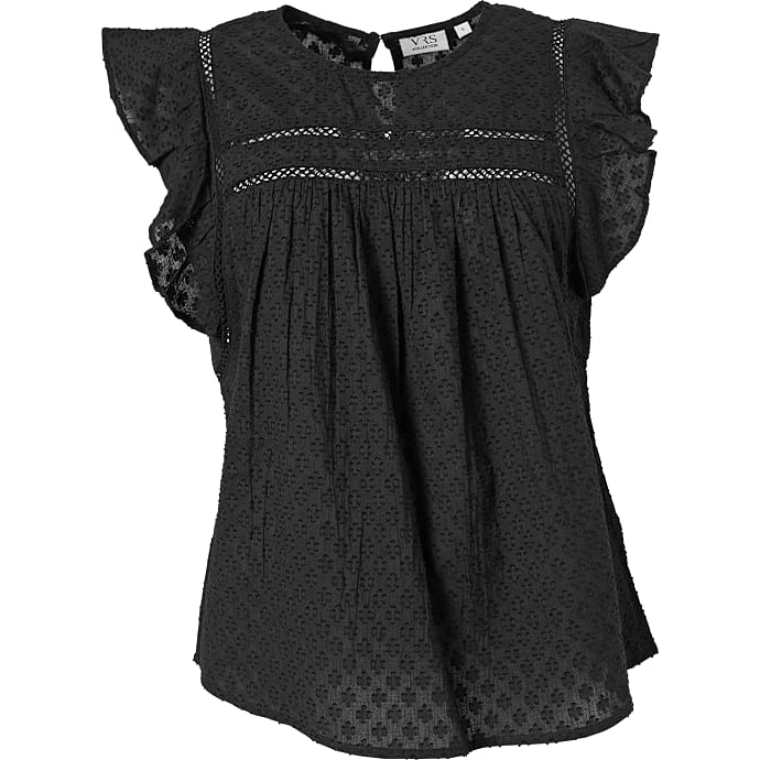 VRS Dame Top str. XS - Sort