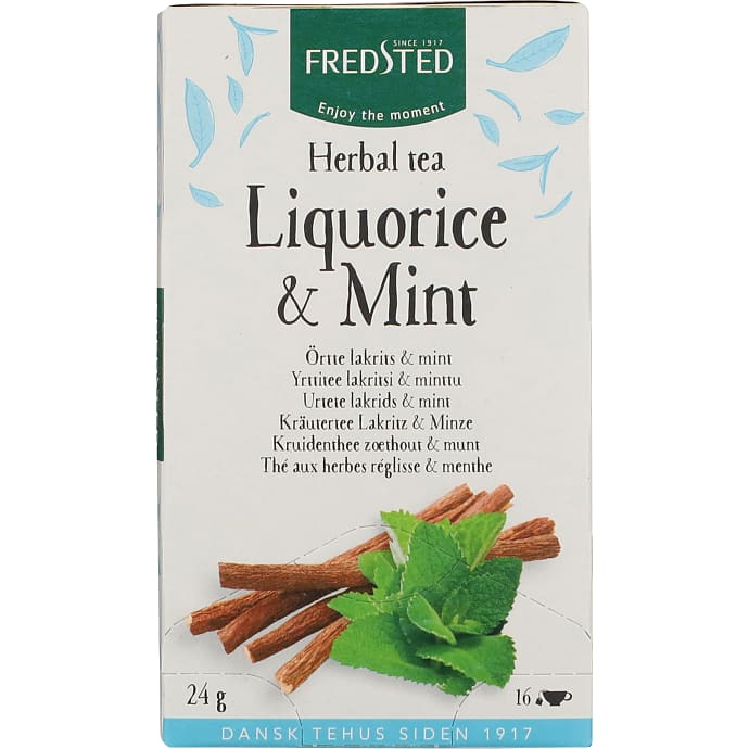 Urtete m. lakrids og mint
