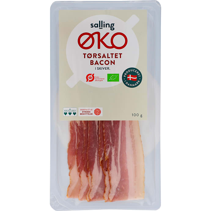 Salling ØKO Tørsaltet bacon i skiver