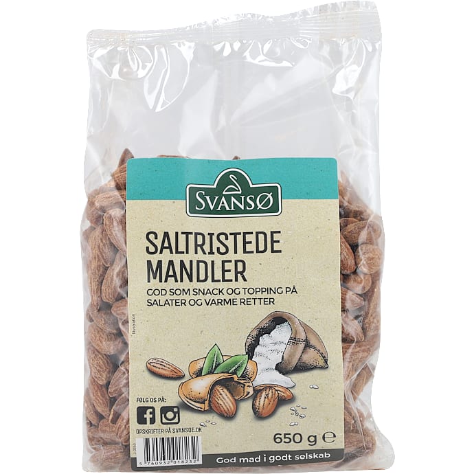Saltristede mandler