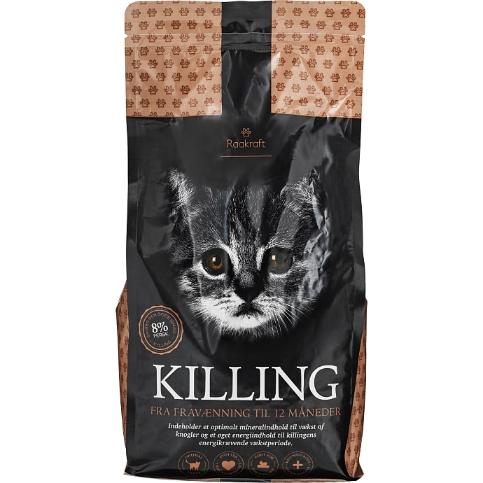 Tørfoder m. kylling til killinger