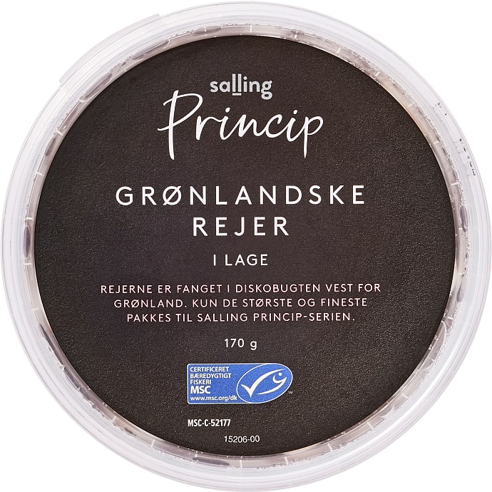 Grønlandske rejer i lage – produktbillede