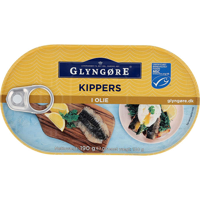 Glyngøre Kippers i Olie 190 g