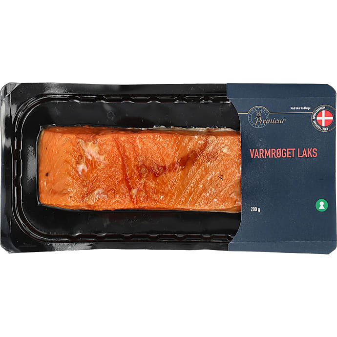 Varmrøget laks
