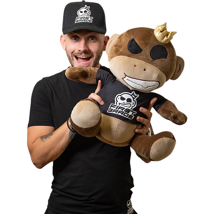 PEEPZ FirstGrade Monkey Squish Heads - 40 cm