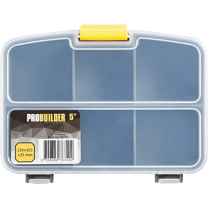 Probuilder sortimentsæske 5" - sort