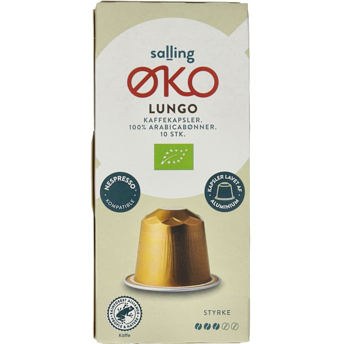 Salling ØKO Lungo kaffekapsler øko