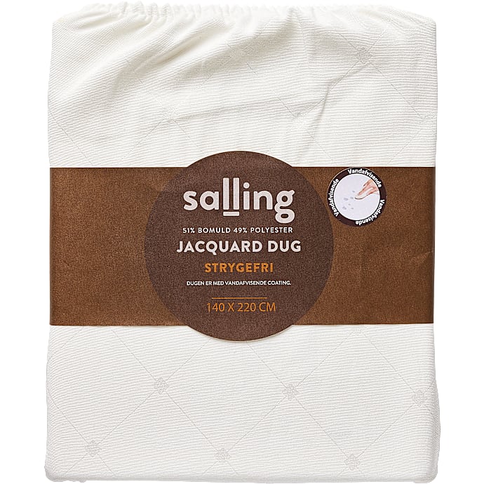 Salling Damaskdug Tern Hvid 1 stk