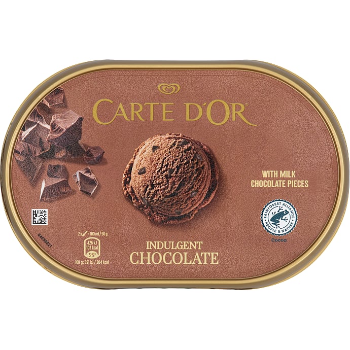Mælkeis m. chokolade
