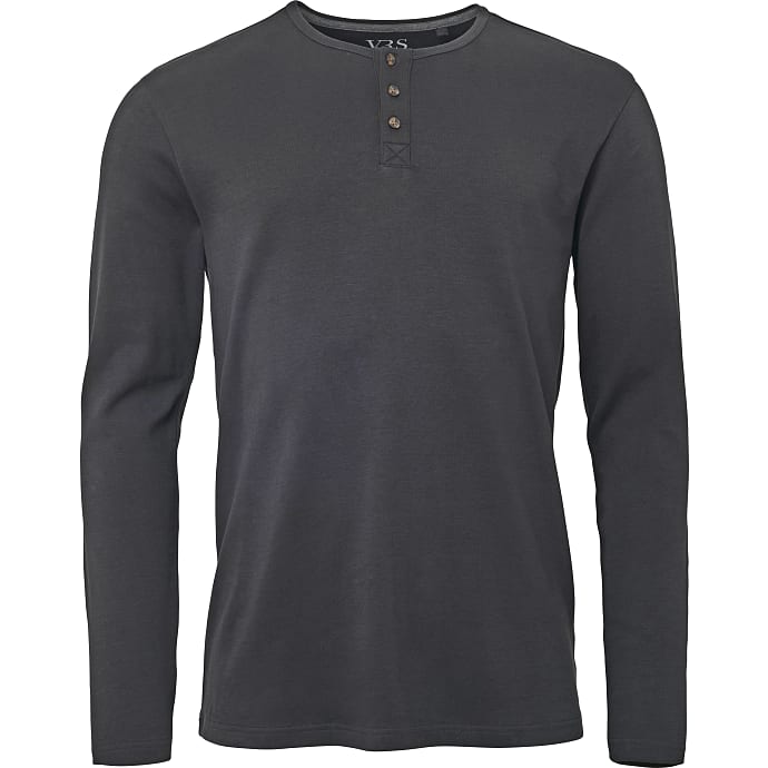 VRS herre T-shirt langærmet str. L - sort 1 stk.