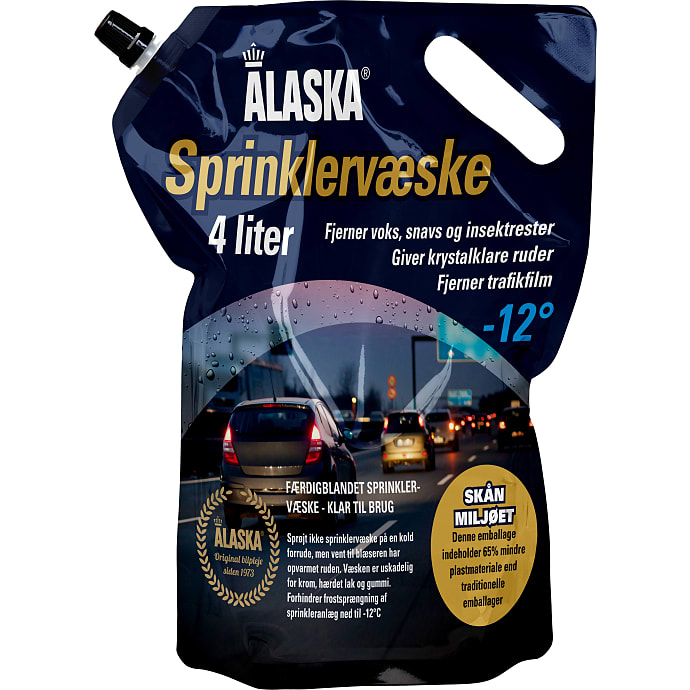 Alaska sprinklervæske pose - 4 liter