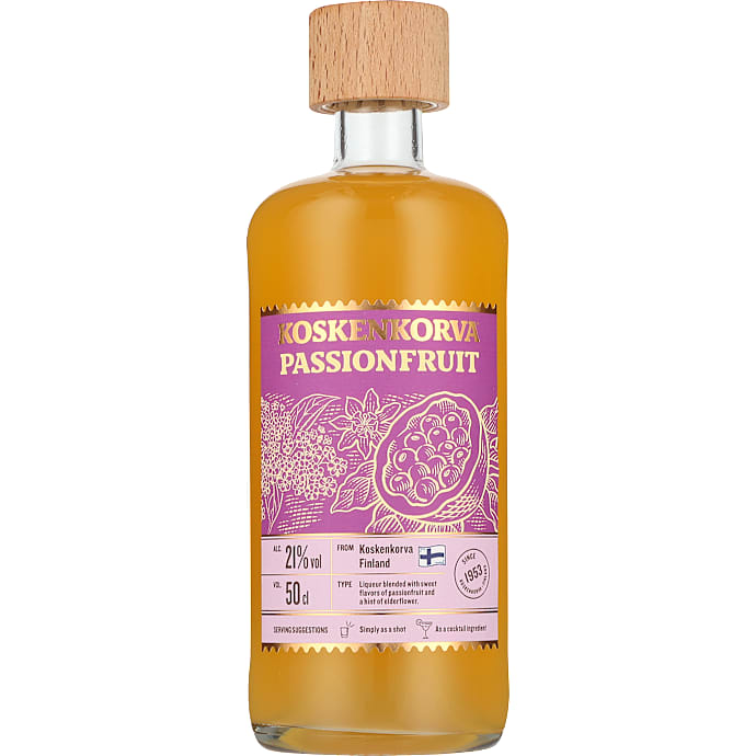 Koskenkorva Likør passionsfrugt hyldeblomst 500 ml
