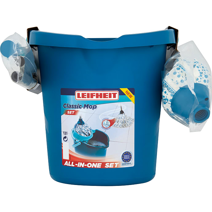 Moppesæt m. gulvspand 12 L