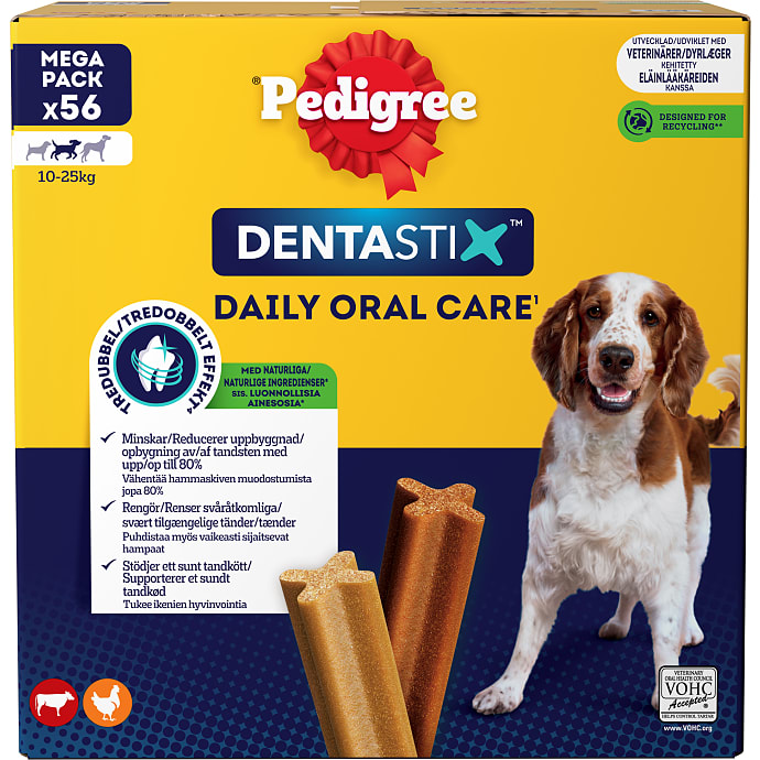 Dentastix tyggestænger medium