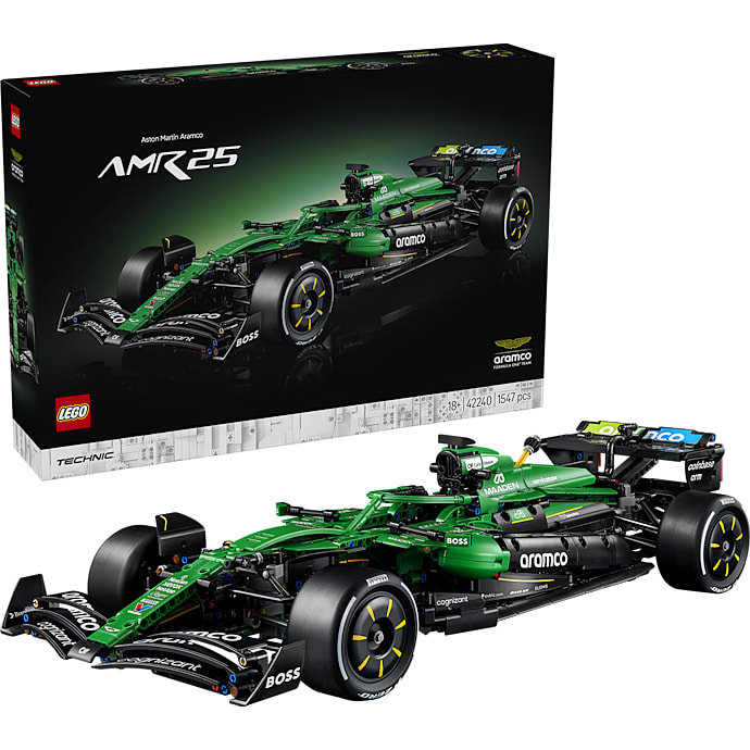 LEGO Technic Aston Martin Aramco AMR25 F1-bil 42240