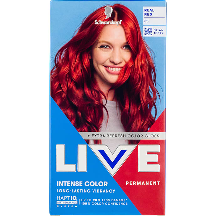 Intense Color permanent hårfarve 35 Real Red