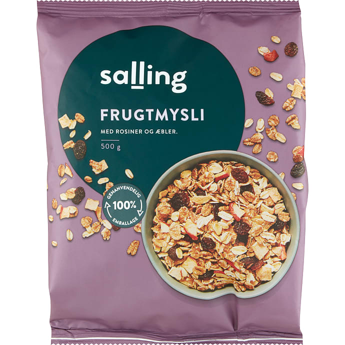 Salling Müsli rosiner og æbler