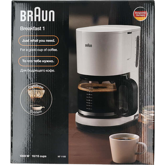 Braun kaffemaskine KF1100.WH - hvid
