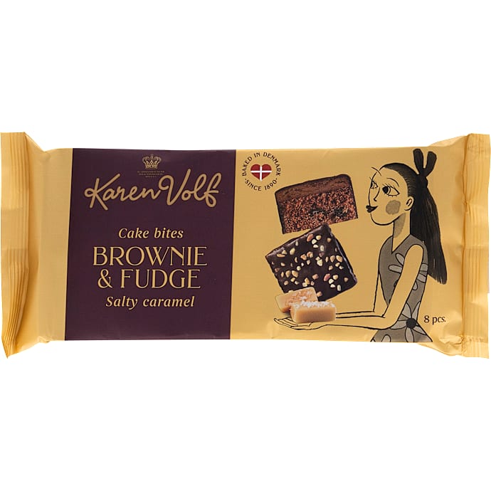 Brownies m. saltkaramel