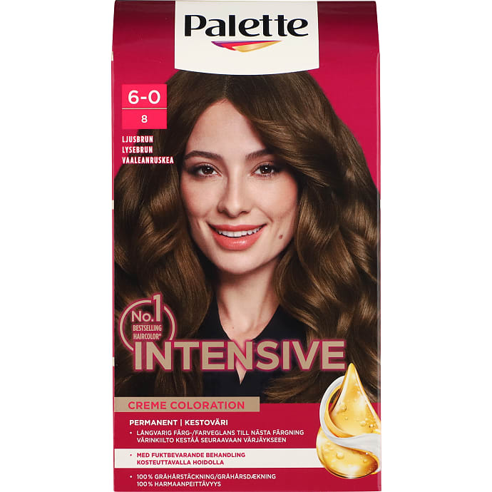 Palette Permanent Hårfarve 6-0 Dark Blonde 1 stk