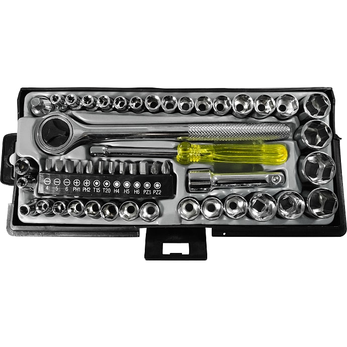 Topnøglesæt dele stk 1/4" og 3/8"