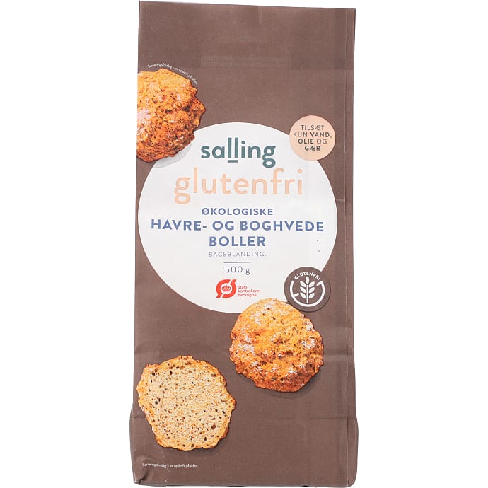 Boller m. havre og boghvede glutenfri øko
