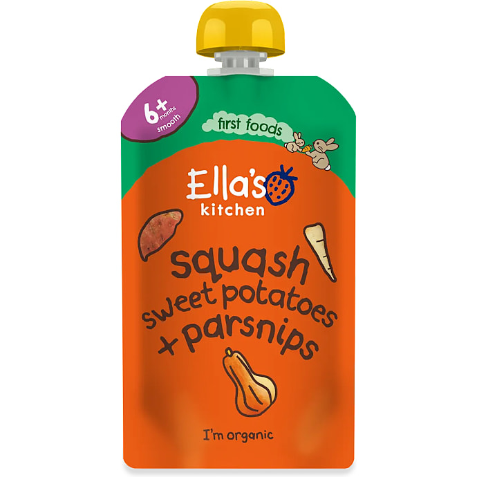 Babymos m. squash, sød kartoffel og pastinak fra 6 mdr. øko