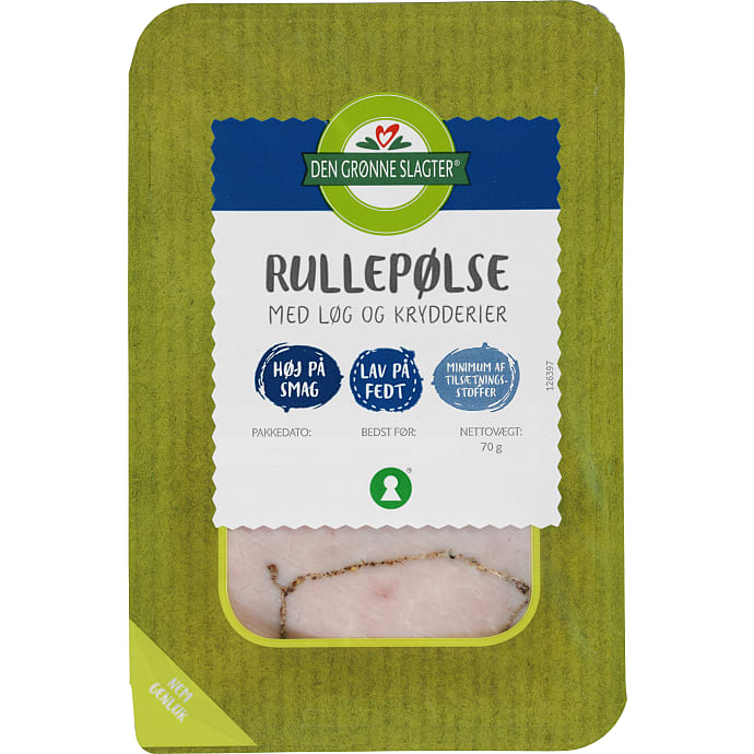 Rullepølse i skiver
