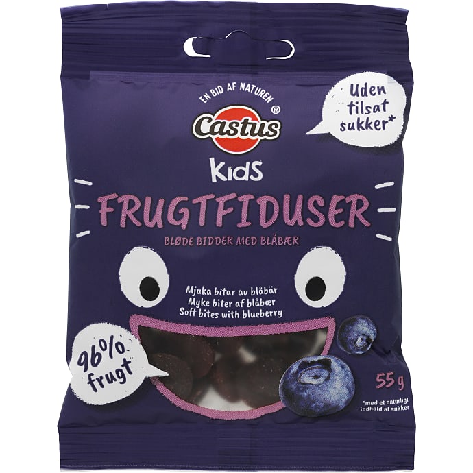 Frugtsnacks m. blåbær