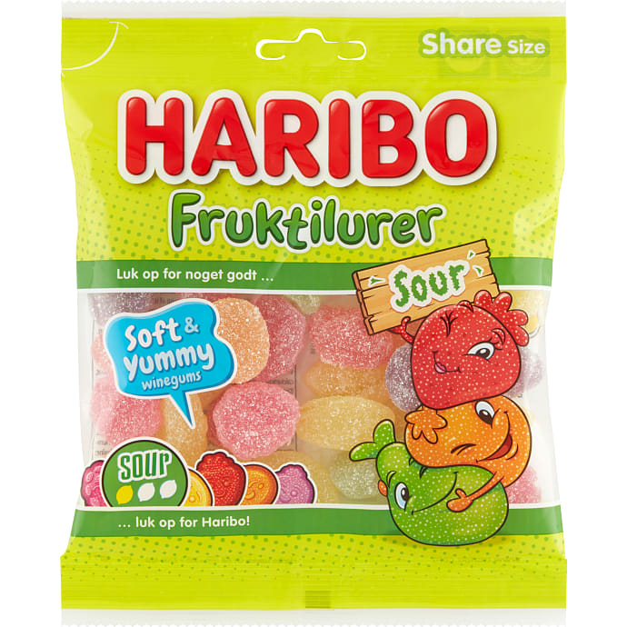 Haribo Fruktilurer Sour