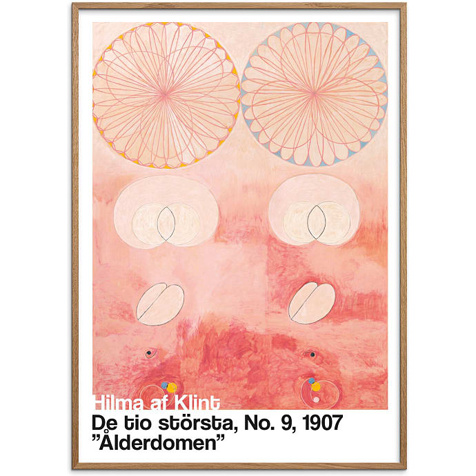Citatplakat Ålderdomen H. af Klint 50x70 cm