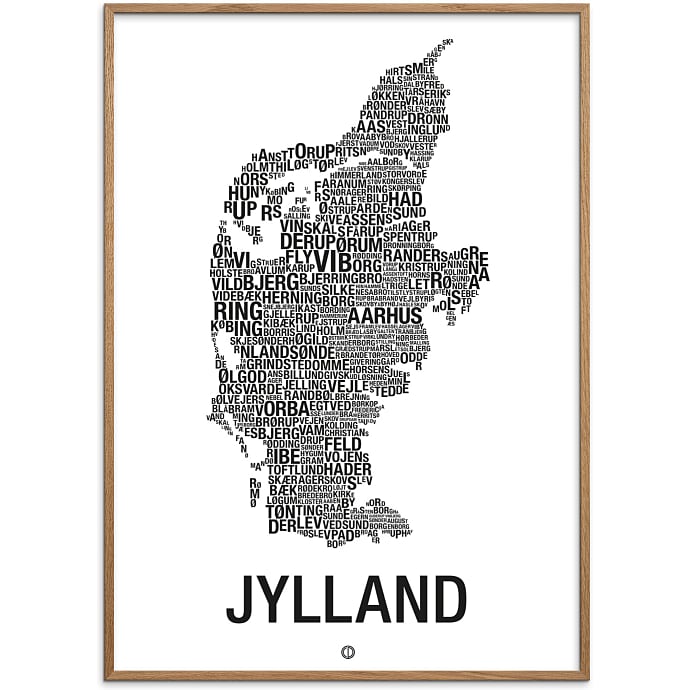 Citatplakat Jylland Byer