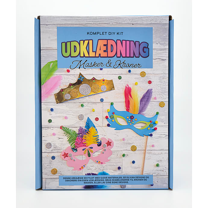 DIY kit - Udklædning masker og kroner