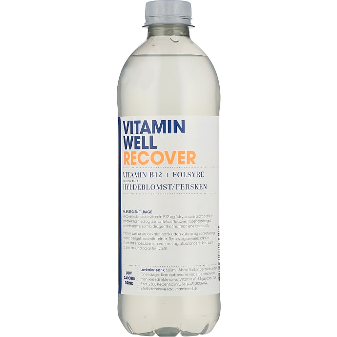 Sportsdrik m. hyldeblomst- og ferskensmag