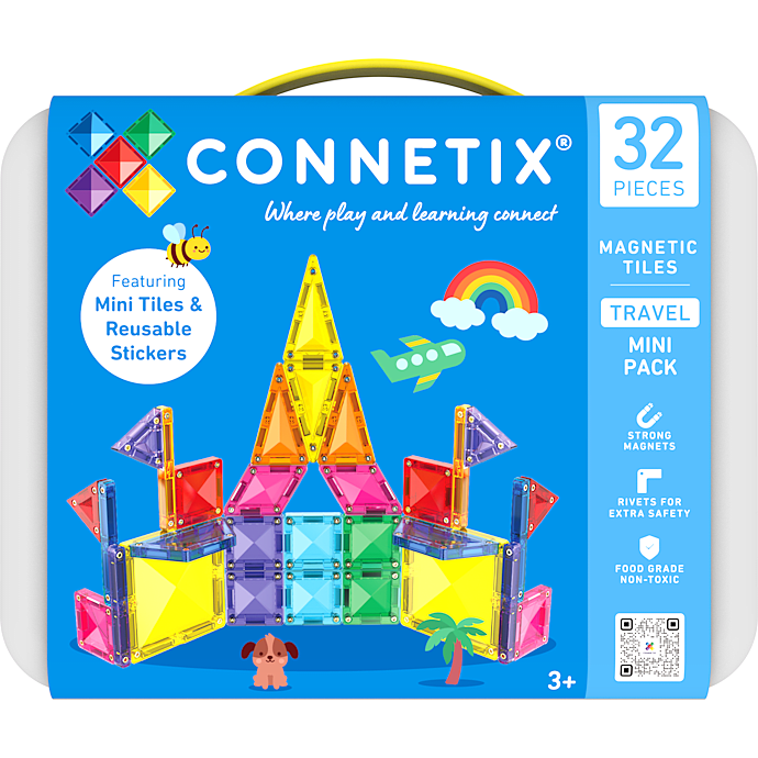 Connetix magnetisk byggesæt mini 32 dele - rejse