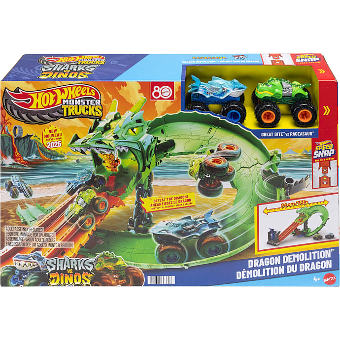Hot Wheels Dragon Demolition Racerbane 2 Monster Trucks