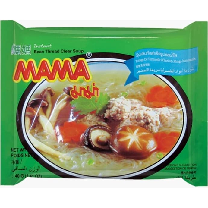 Instant bønnenudler m. klar suppe