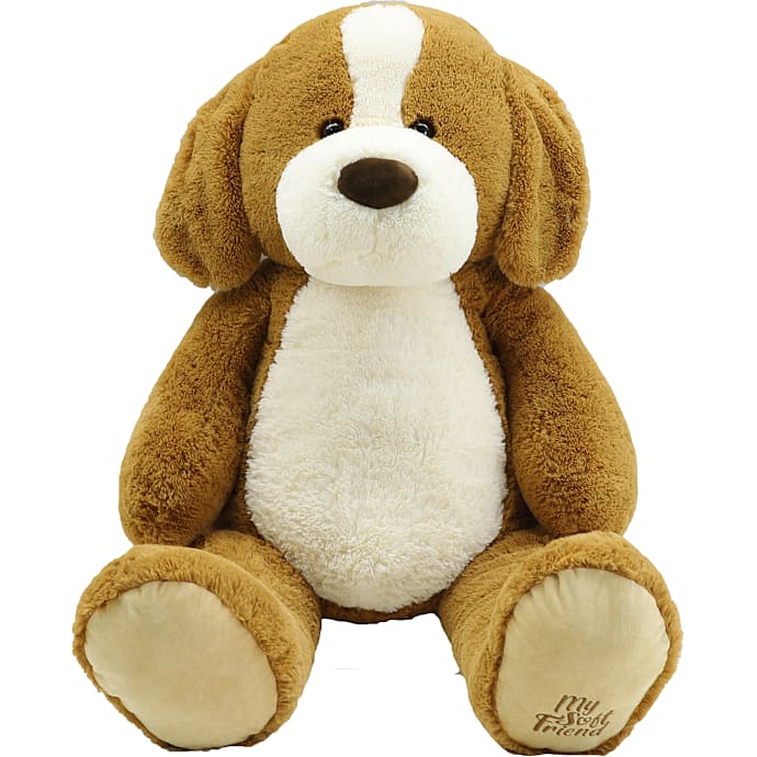 My Soft Friend hund bamse 136 cm - brun