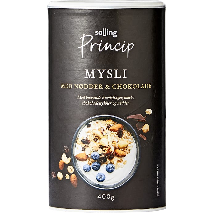 Salling Princip Müsli Nødder Chokolade