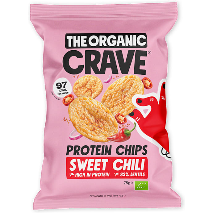 Proteinchips m. sød chili øko