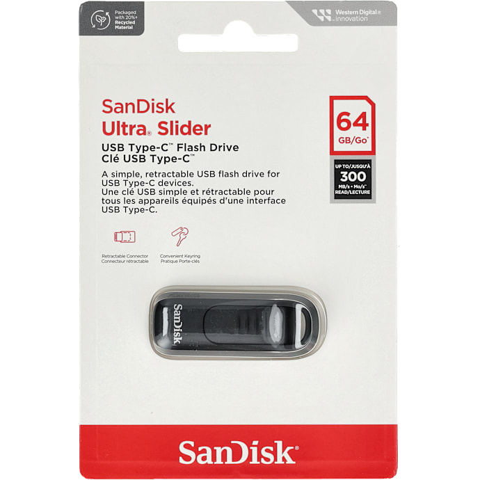SanDisk Ultra Slider USB-Stik 64GB