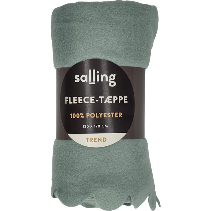 Salling Trend Fleeceplaid grøn