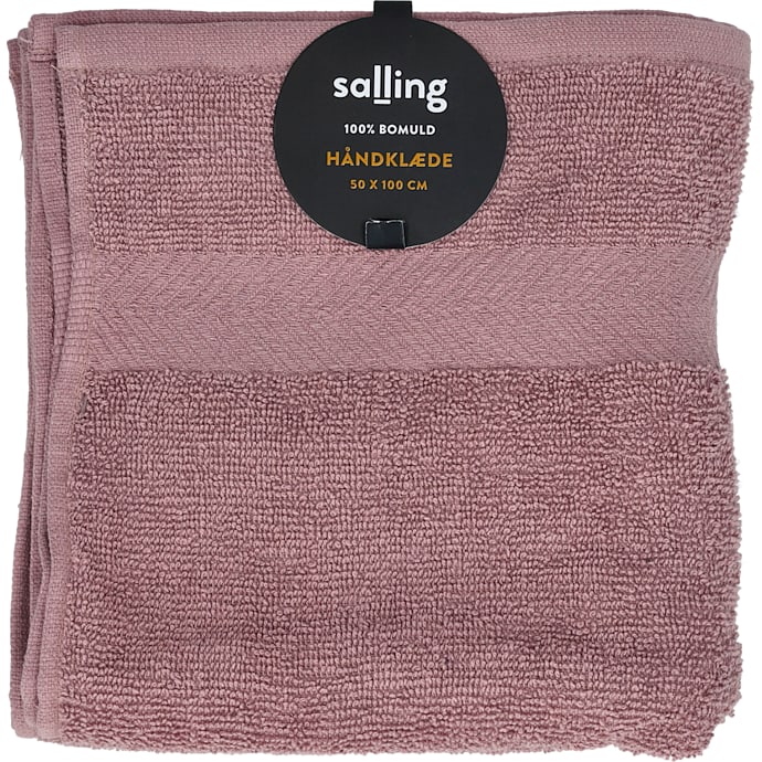 Salling håndklæde 50x100 cm - rosa